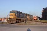 CSX 7600 with NB freight about to cross the diamond